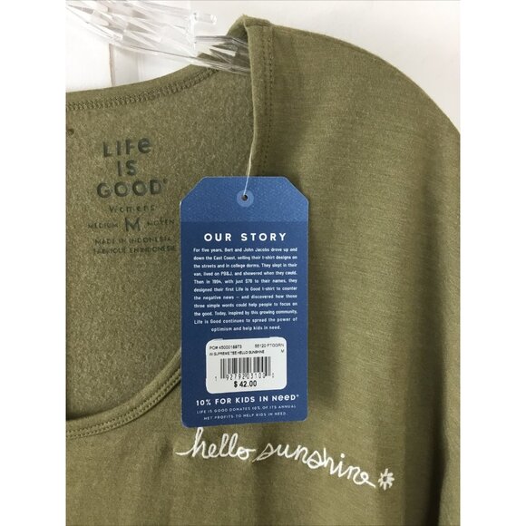 Life is Good Oversized Scoop Neck T-Shirt NWT - Picture 3 of 6